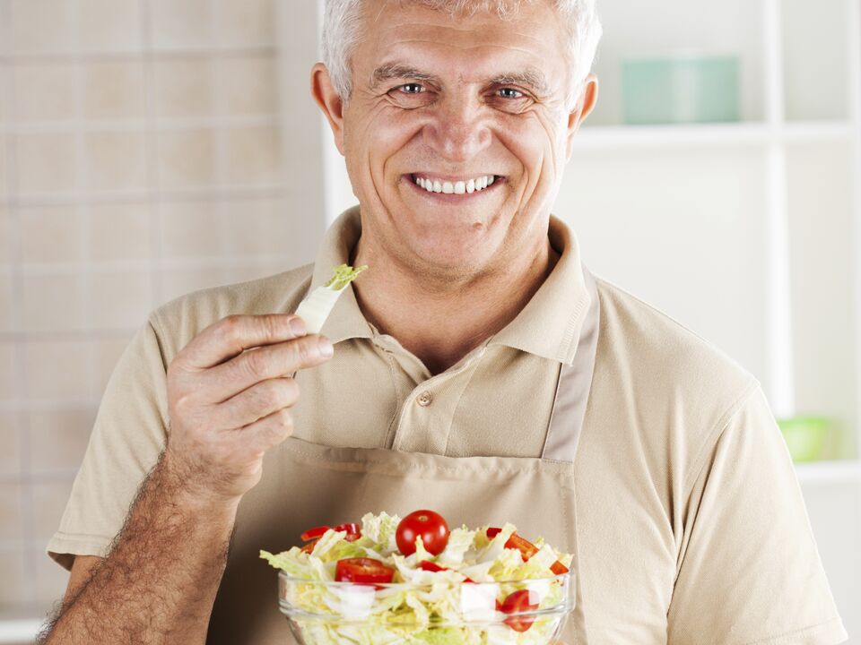 zelenjavna solata za prostatitis